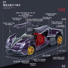 Diecast Model Pagani Huayra Dinastia 1/24 | نموذج داي كاست باغاني هوايرا ديناستيا بمقياس 1:24