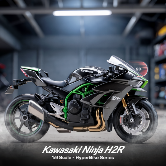 Kawasaki NINJA H2R Scale 1:9 | كاواساكي نينجا H2R بمقياس 1:9