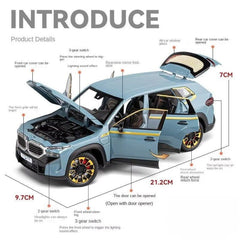 Diecast Model BMW XM Off Road 1/24 | نموذج داي كاست بي إم دبليو XM أوف رود مقياس 1:24