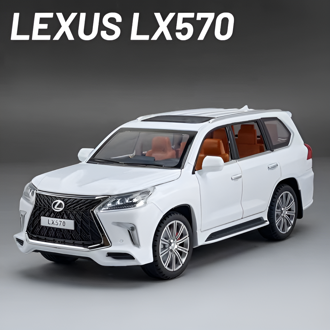 Diecast Model Lexus LX570 SUV 1/24 | نموذج داي كاست لكزس LX570 SUV مقياس 1:24
