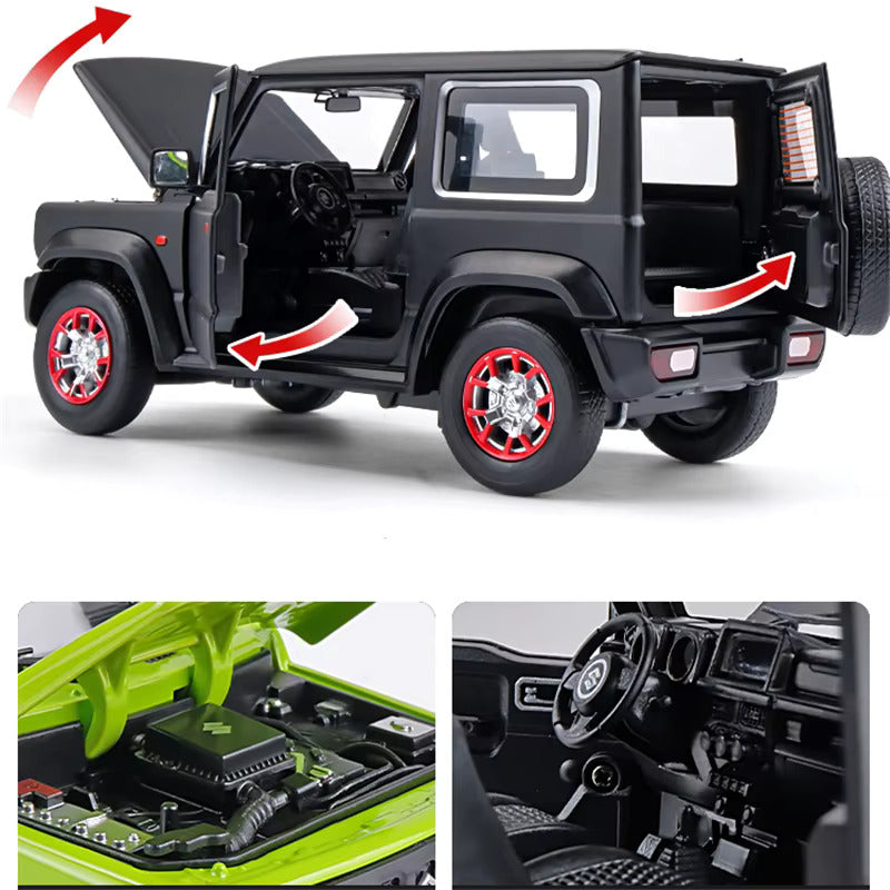 Diecast Model Officially Licensed Suzuki Jimny 1/24 | نموذج داي كاست سوزوكي جمني مرخص رسميًا مقياس 1:24