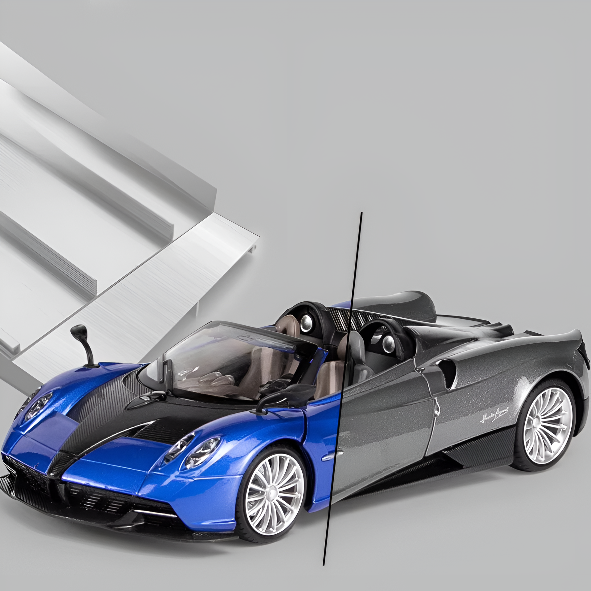 Diecast Model Officially Licensed Pagani Huayra Roadster 1/24 | نموذج داي كاست مرخّص رسميًا باغاني هوايرا رودستر بمقياس 1:24