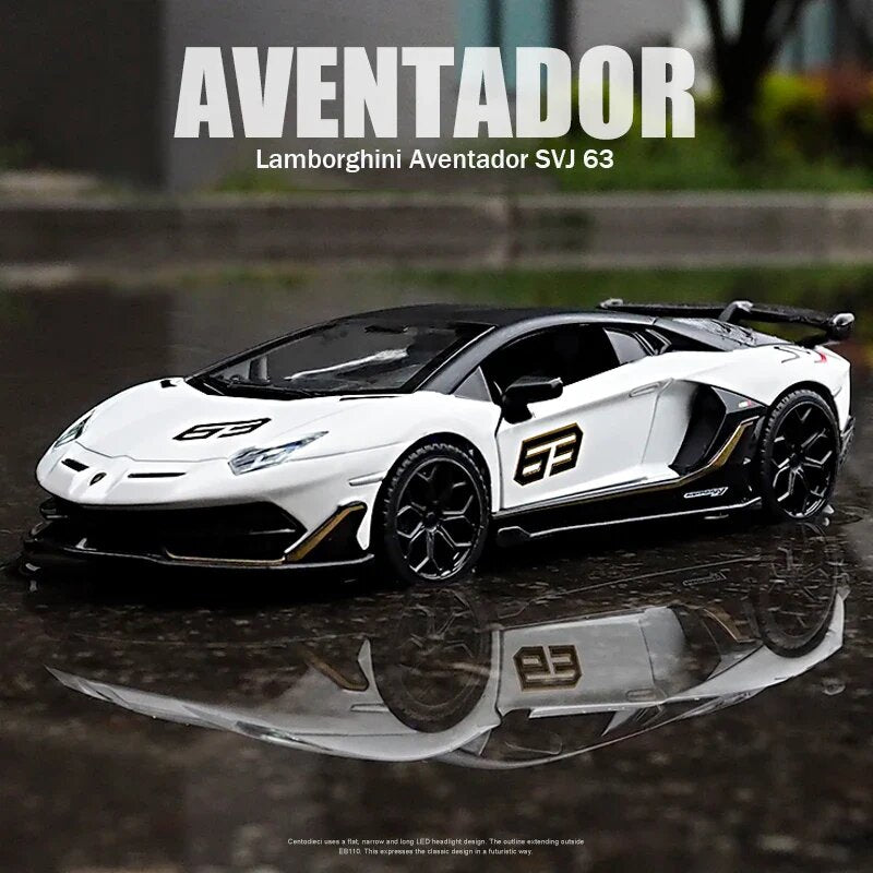 Diecast Model Officially Licensed Lamborghini Aventador 1/24 | نموذج داي كاست مرخّص رسميًا لامبورغيني أفينتادور بمقياس 1:24