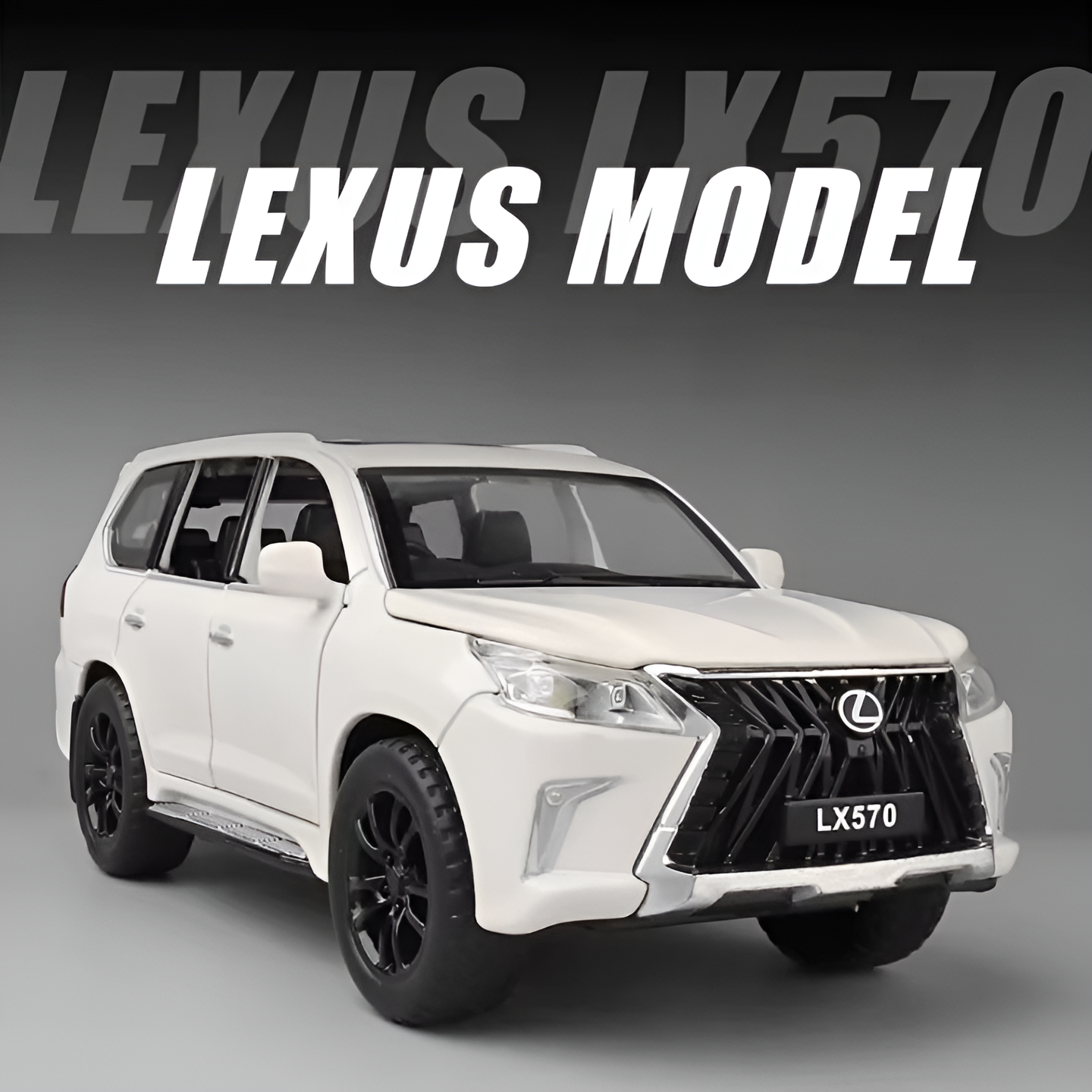 Diecast Model Lexus LX570 SUV 1/24 | نموذج داي كاست لكزس LX570 SUV مقياس 1:24