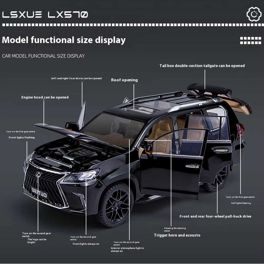 Diecast Model Lexus LX570 1/18 | نموذج داي كاست لكزس LX570 مقياس 1:18