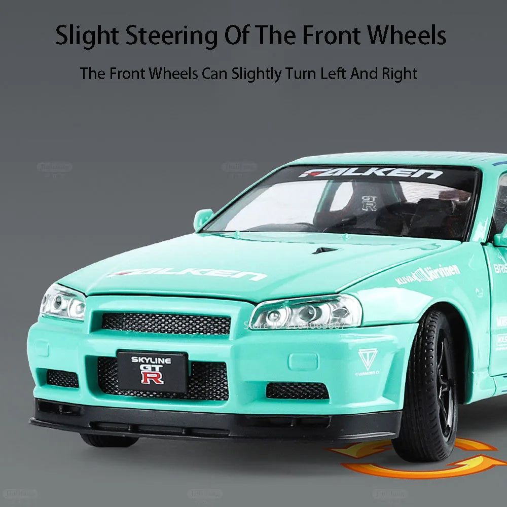 1:24 Nissan GTR Skyline | نيسان GTR سكايلاين بمقياس 1:24