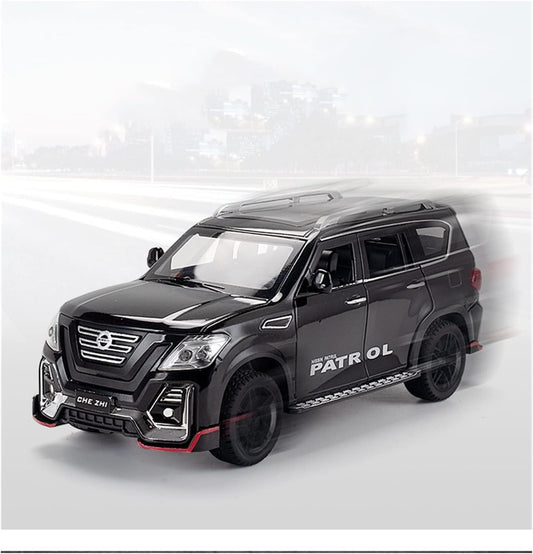 Nissan Patrol Metal Die-Cast Model –  1:28 سيارة نيسان باترول مصغّرة معدنية بمقياس
