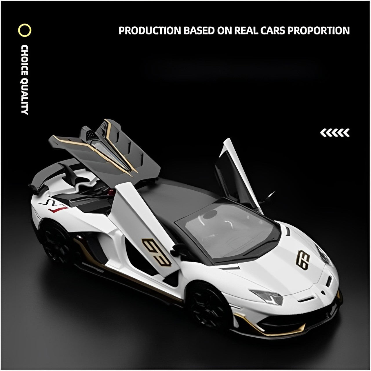 Diecast Model Officially Licensed Lamborghini Aventador 1/24 | نموذج داي كاست مرخّص رسميًا لامبورغيني أفينتادور بمقياس 1:24