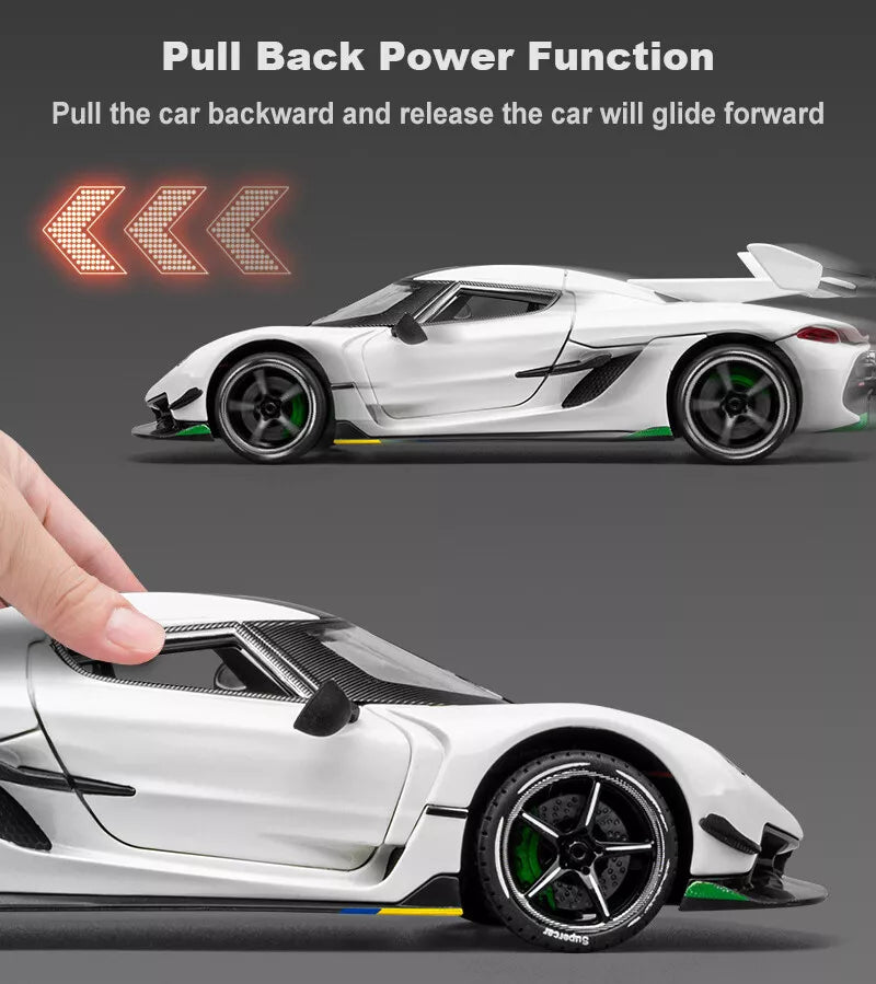Diecast Model Koenigsegg Jesko 1/24 | نموذج داي كاست كوينجسيج ييسكو بمقياس 1:24