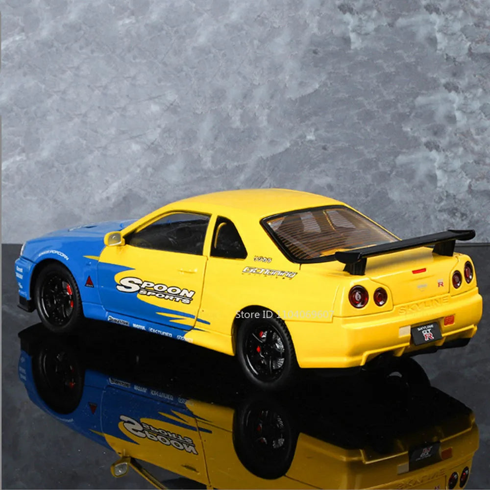 1:24 Nissan GTR Skyline | نيسان GTR سكايلاين بمقياس 1:24