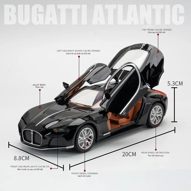 Diecast Model Bugatti Atlantic | نموذج داي كاست بوجاتي أتلانتيك
