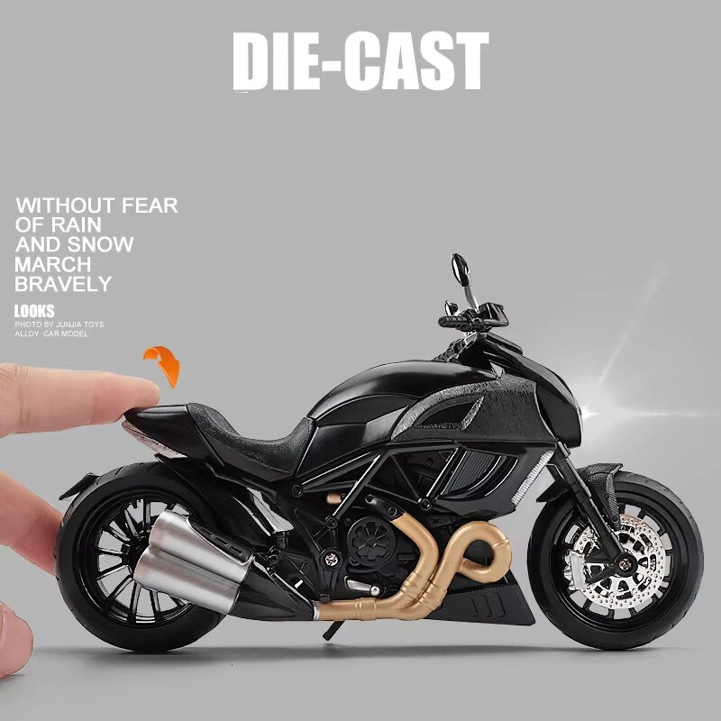 Diecast Model Ducati Diavel 1/12 | نموذج داي كاست دوكاتي ديابل بمقياس 1:12