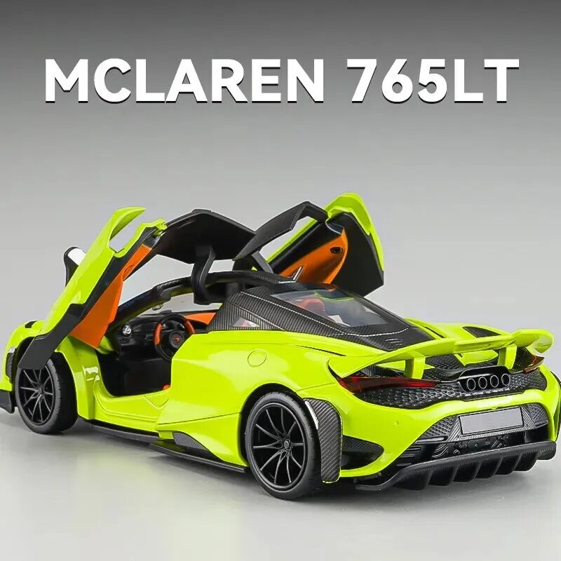 Diecast Model Officially Licensed McLaren 765-LT 1/24 | نموذج داي كاست مرخّص رسميًا ماكلارين 765-LT بمقياس 1:24