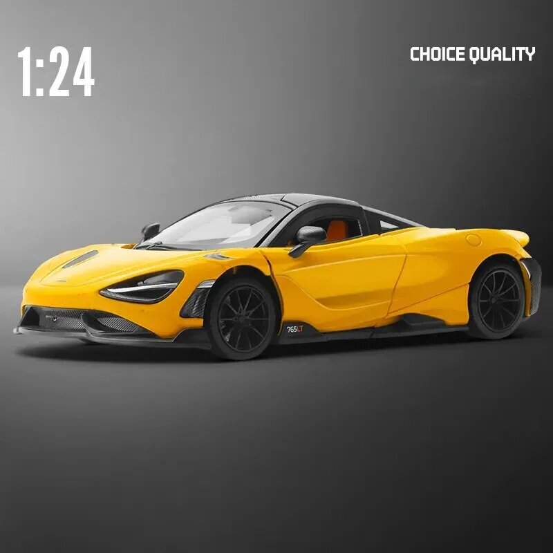 Diecast Model Officially Licensed McLaren 765-LT 1/24 | نموذج داي كاست مرخّص رسميًا ماكلارين 765-LT بمقياس 1:24