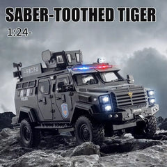 Diecast Model Saber Toothed Arm Tiger 1/24 | نموذج داي كاست نمر السيفي الأسنان بمقياس 1:24