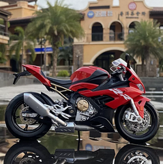 1:12 BMW S1000RR Racing Motorcycle | نموذج داي كاست دراجة سباق BMW S1000RR بمقياس 1:12