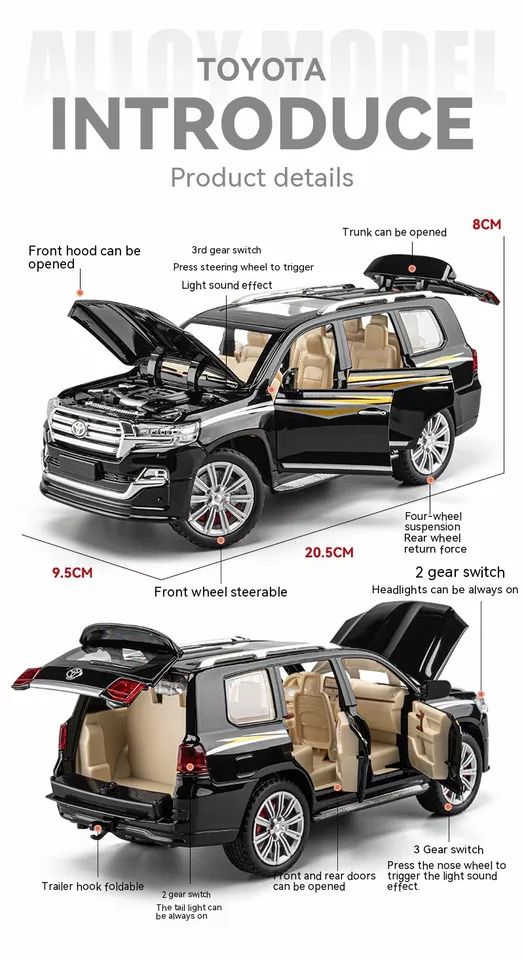 Toyota Land Cruiser LC300 1:32 | تويوتا لاند كروزر LC300