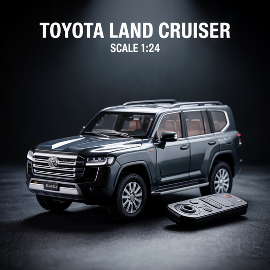 Diecast Model RC Key Land Cruiser LC300 1/24 | نموذج داي كاست ريموت كنترول تويوتا لاند كروزر LC300 مقياس 1:24
