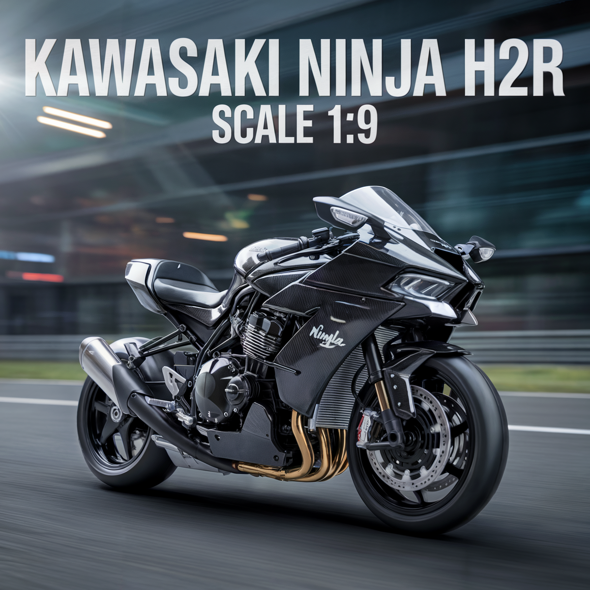 Kawasaki Ninja H2R 1:12 Diecast Model | نموذج داي كاست كاواساكي نينجا H2R بمقياس 1:12