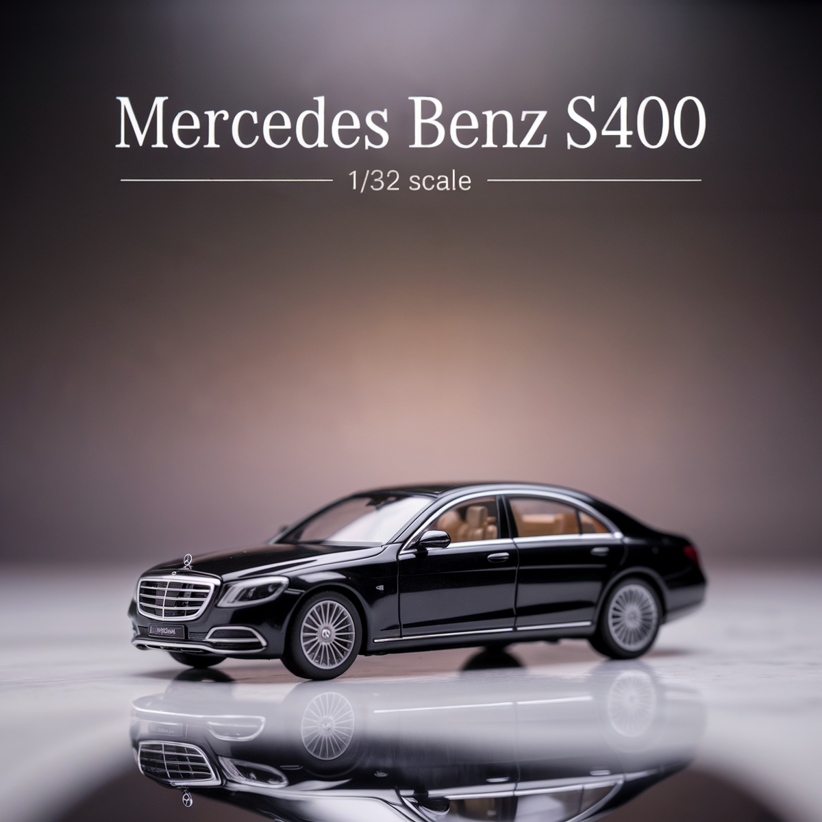 Diecast Model Mercedes Benz S400 1/32 | نموذج داي كاست مرسيدس بنز S400 مقياس 1:32