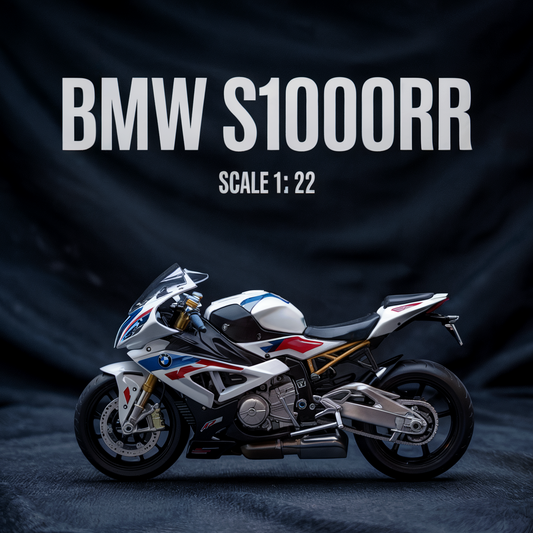 1:12 BMW S1000RR Racing Motorcycle | نموذج داي كاست دراجة سباق BMW S1000RR بمقياس 1:12