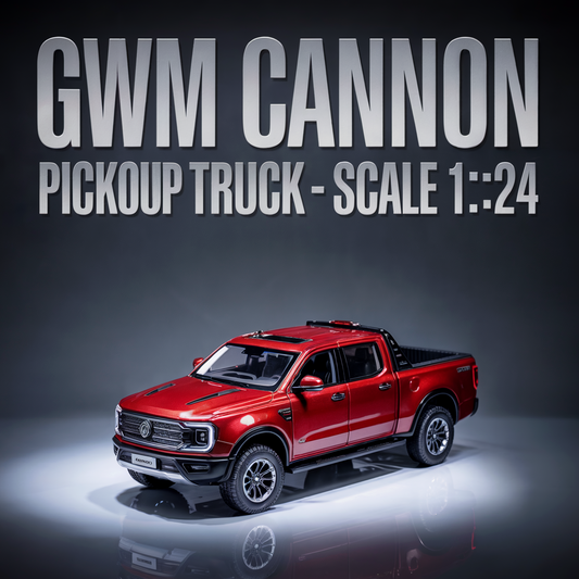 GWM Cannon Pickup Truck Scale 1:24 | شاحنة بيك أب GWM كانون بمقياس 1:24