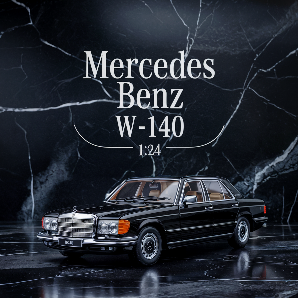 Diecast Model Mercedes Bens W-140 1/24 | نموذج داي كاست مرسيدس بنز W-140 بمقياس 1:24