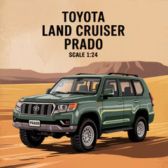 Diecast Model Toyota Land Cruiser Prado 1/24 | نموذج داي كاست تويوتا لاند كروزر برادو مقياس 1:24