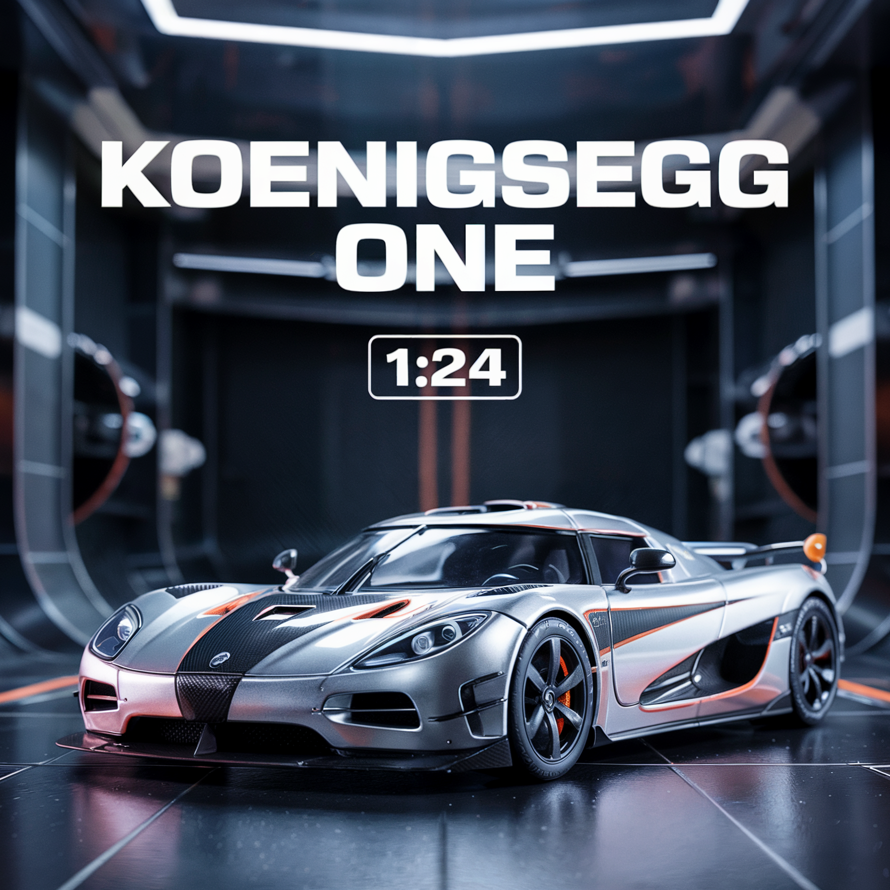 Koenigsegg One Diecast Model 1:24 | نموذج داي كاست كوينجسيج ون بمقياس 1:24