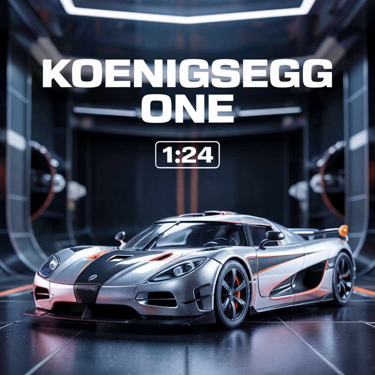 Koenigsegg One Diecast Model 1:24 | نموذج داي كاست كوينجسيج ون بمقياس 1:24