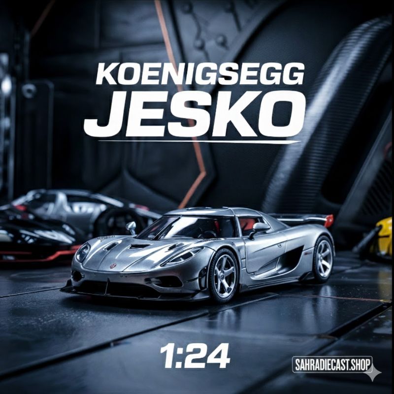 Diecast Model Koenigsegg Jesko 1/24 | نموذج داي كاست كوينجسيج ييسكو بمقياس 1:24